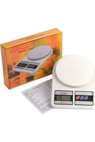 Dijital Hassas Lcd Ekran Terazi 10 Kg Gr Sf-400 5492 Çr