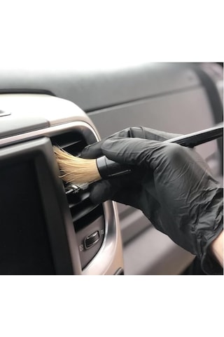 Oto Detay Temizlik Fırçası Araba Klima Temizleme Fırçası, Araç İç Temizlik Fırçası, Yumuşak Doğal Kıl, Çizmez Detailing Brush, Havalandırma & Konsol Temizleme Fırçası