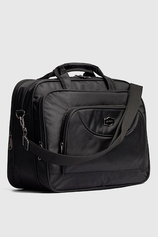 15.6" İnç Evrak Bilgisayar Notebook Laptop Çantası Se01 Siyah Siyah