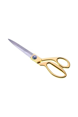 Profesyonel Terzi Makası Kumaş Kağıt Makası Çelik Büyük Boy Gold
