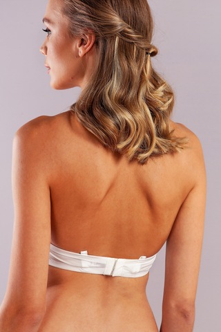 Lenaca Gabrıella Balconette Foam Cup Bra, Ekru Konforlu Ve Şık Sütyen, Strapless Çok Renkli