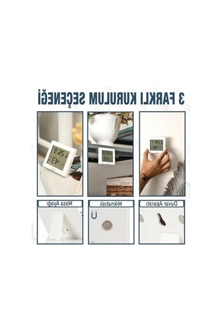 Lcd Ekranlı Dijital Oda Termometresi, Kompakt Ve Kullanışlı