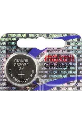 Maxell CR2032 3V Lityum Hologramlı Kartela Düğme Pil 5'li