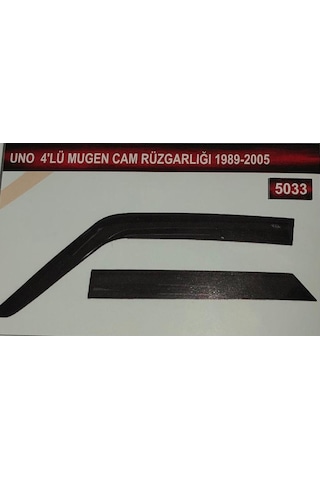 Fiat Uno 4'Lü Mugen Cam Rüzgarlık Seti