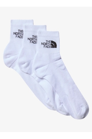 The North Face 3'lü Unisex Çorap Beyaz
