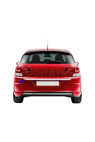 S-Dizayn Citroen C4 Hb Krom Bagaj Alt Çıtası 2010-2020 N11.3304