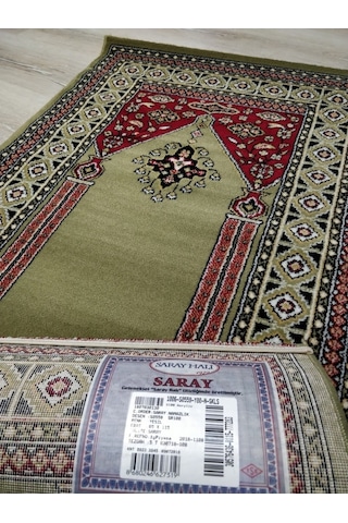 Halı Sarayı Namazlık Seccade S0559Y00 Yeşil 65X115 Cm