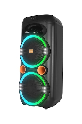 Mikado Bykalite Md-79kp 30w Işıklı Siyah 1 Uhf Uv Mikrofonlu Usb/bt/tf/tws/aux 2 Mik Girişli Type-c Şarjlı Toplantı-parti Hoparlö