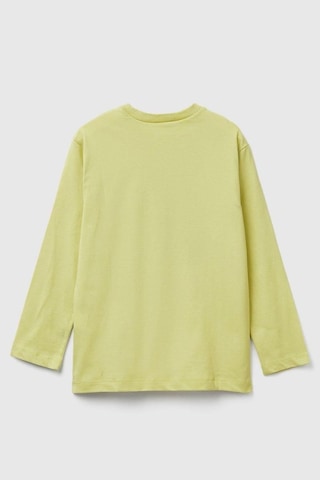 United Colors Of Benetton Erkek Çocuk 3jerc10qo-25k Uzun Kol Tshirt Sarı-2146 SARI