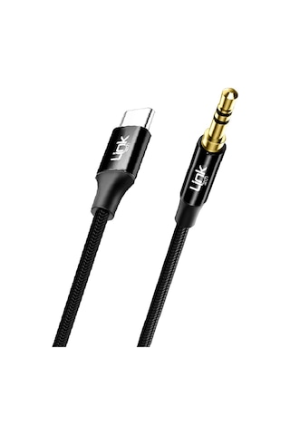 Linktech A586 Type-c - 3.5mm Aux Kablo 1mt Siyah