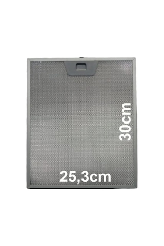 Franke Fgl 915 İle Uyumlu Ada Davlumbaz Filtresi Alt Kısım Tırnaksız 253x300 Çok Renkli