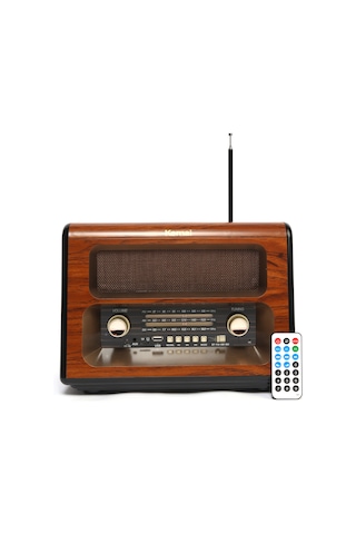 Kemai Md-1910Bt Retro Nostaljik Radyo Bluetooth Hoparlör Fm Usb