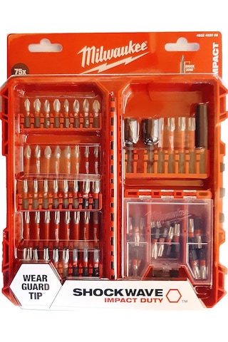 Milwaukee Shockwave Bits Uç Seti 75 Parça 4932492008