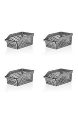 Dolap Ve Raf Düzenleyici 6,5 Lt Cabinet And Shelf Organizer 4,5 L Gri
