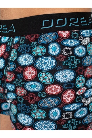 Dorea 2 Adet Erkek Desenli Boxer (445773089) Siyah