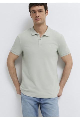 Mavi - Mavi Mühür Logo İşlemeli Yeşil Polo Tişört 8804370148