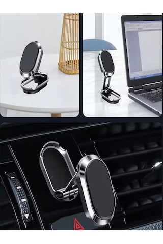 T-92 360 Dönebilen Zink Metal Çinko Alaşımlı Manyetik Araç İçi C