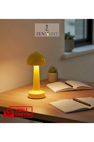 Zenlight Mantar Masa Lambası 320-2 Sarı