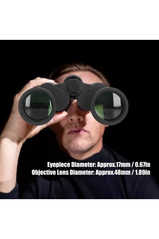 Wezone 20x50 Çift Gözlü Teleskop, 48mm Lens, 99.5% Iletim Oranı, Hafif Ve Taşınabilir, Günlük Su Geçirmez, Kuş İzleme, Yürüyüş, Seyahat İçin Optik Görüş