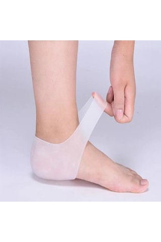 Ecoform Topuk Dikeni İçin Silikon Topukluk Beyaz