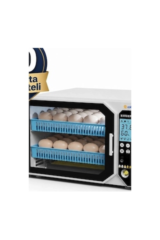 Kuluçka Makinesi Wm-70 Çift Katlı Akıllı Nem Kontrollü Set Yedek Motor Ve Suluk Dahil Bx-316465