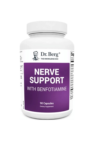 Nerve Support With Benfotiamine 90 Kapsül Takviye Edici Gıda Dr.berg