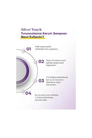 Silver Touch Turunculaşma Karşıtı Mor Şampuan 250 Ml Boyalı / Röfleli