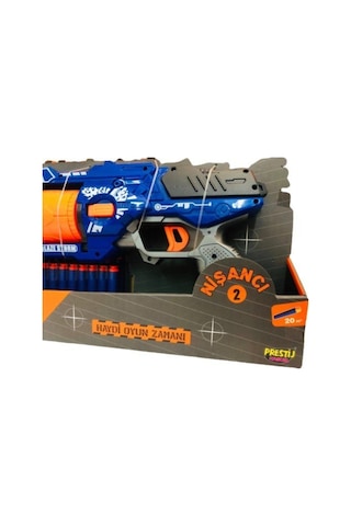 Nişancı 2 Nerf Yumuşak Mermi Atan Tabanca 20 Mermili