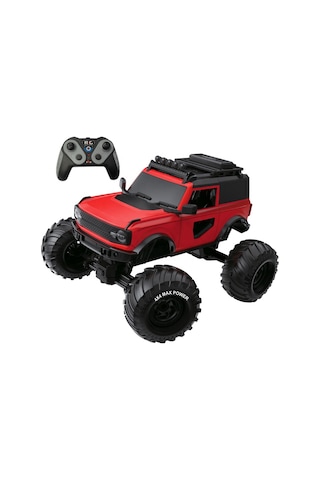 1:8 Ölçek Işıklı Sesli Şarjlı 4x4 Oyuncak Canavar Off-road Aracı Çok Renkli