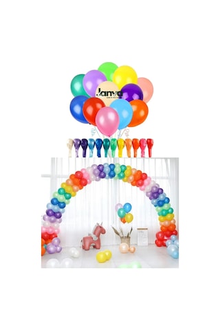 Büyük Boy 12 İnç Parlak Metalik Balon Parti Doğum Günü Gösteri 100 Adet Yeşil