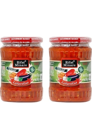 Rıfat Minare Lütenitsa Acı Sos Cam 2 x 580 G