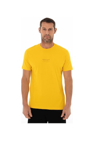 AR-MA Arma Erkek Regular Fit Bisiklet Yaka Tişört Y25344405701 Sarı