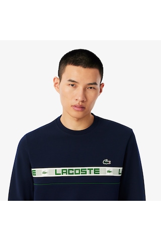 Lacoste Sh4767 Erkek Sweatshirt Lacivert