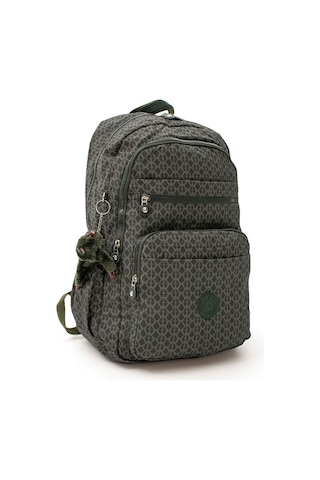 Ultra Hafif Çok Cepli Su Geçirmez Okul Çantası Laptop, Notebook, Okul, Spor, Seyahat Haki 571-11b-9 Haki