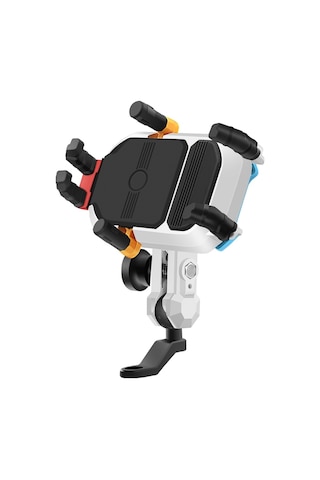 Sones Renkli Motosiklet Şok Emici Navigasyon Cep Telefonu Tutucu Ayna Montajı