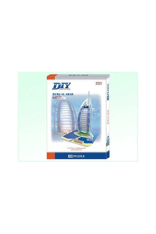 3D Puzzle 3 Boyutlu Maket Burç El Arap Dubai Yedi Yıldızlı Yelken