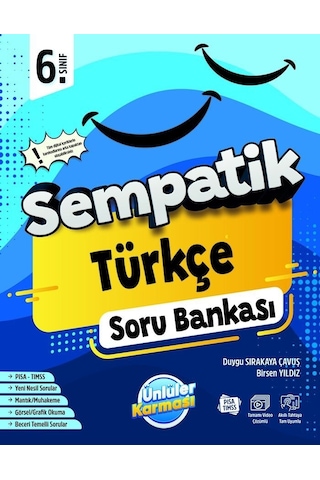 Sempatik 6. Sınıf Türkçe Soru Bankası Ünlüler Karması