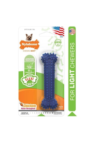 Nylabone Tavuk Aromalı Dental Köpek Oyuncağı XS