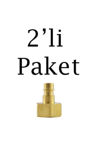 Brio Hava Hortum Dişi Uç 1/2 2'li Paket