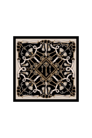 Sisley Flora Bandana/fular -2015-47 47 Siyah