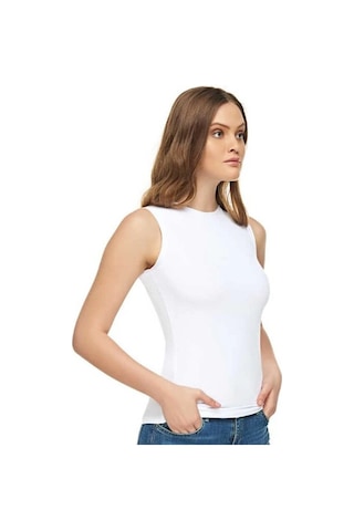 Dizzyfantezi Sıfır Kol Likralı Elastan Atlet Body Siyah 2201 Beyaz Dizzyfantezi Sıfır Kol Likralı Elastan Atlet Body Siyah 2201 Beyaz
