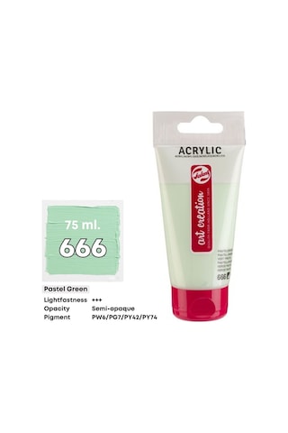 Talens Art Creation Akrilik Boya 75 ML Pastel Green 666