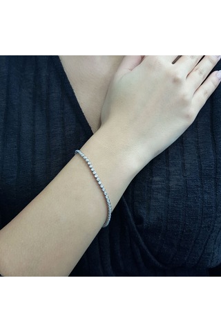 Lova 1,30 Karat Pırlanta Su Yolu Bileklik - 4040016