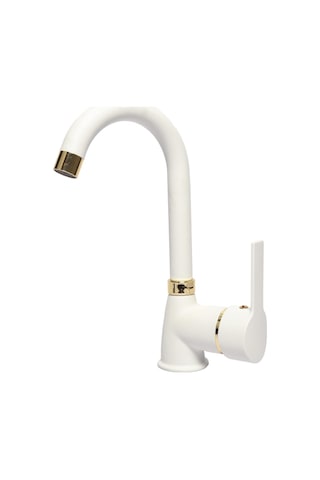 Faumix E.m.a Beyaz Gold Lavabo Bataryası