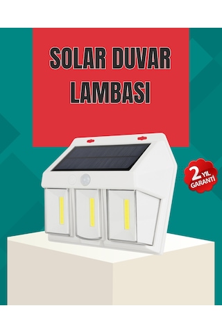 Dış Mekan Solar Duvar Lambası 120 Hareket Algılama, 3 Işık Mod