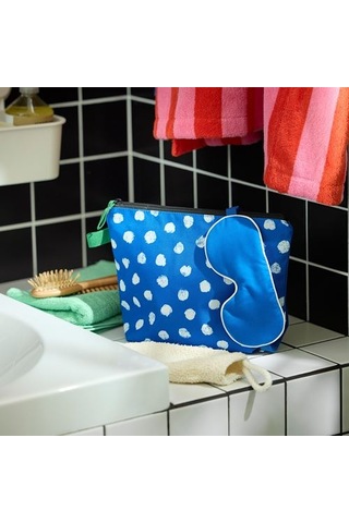 Ikea Skogssallat Göz Bandı, Mavi, 20x9 Cm