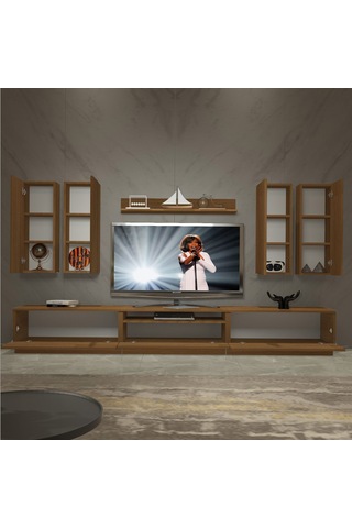 Decoraktiv Trendstyle 8ds Slm Tv Ünitesi Tv Sehpası Ceviz