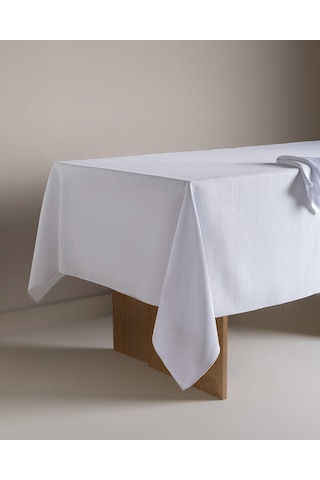 Madame Coco Nostang Masa Örtüsü - Beyaz - 145x145 Cm 8684427303375 Çok Renkli