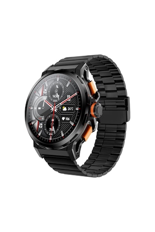 Kalobee Sk43 Sports Watch Series Amoled Ekran 3 Kordonlu Akıllı Saat İphone & Android Uyumlu,48 Mm Siyah