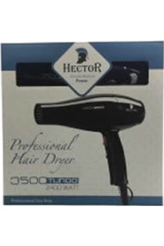 Hector Profesyonel Fön Makinesi 3500 Turbo-siyah